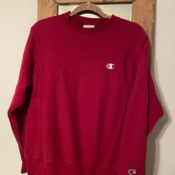 Champion red crewneck sweatshirt reverse weave size small - Picture 8 of 9